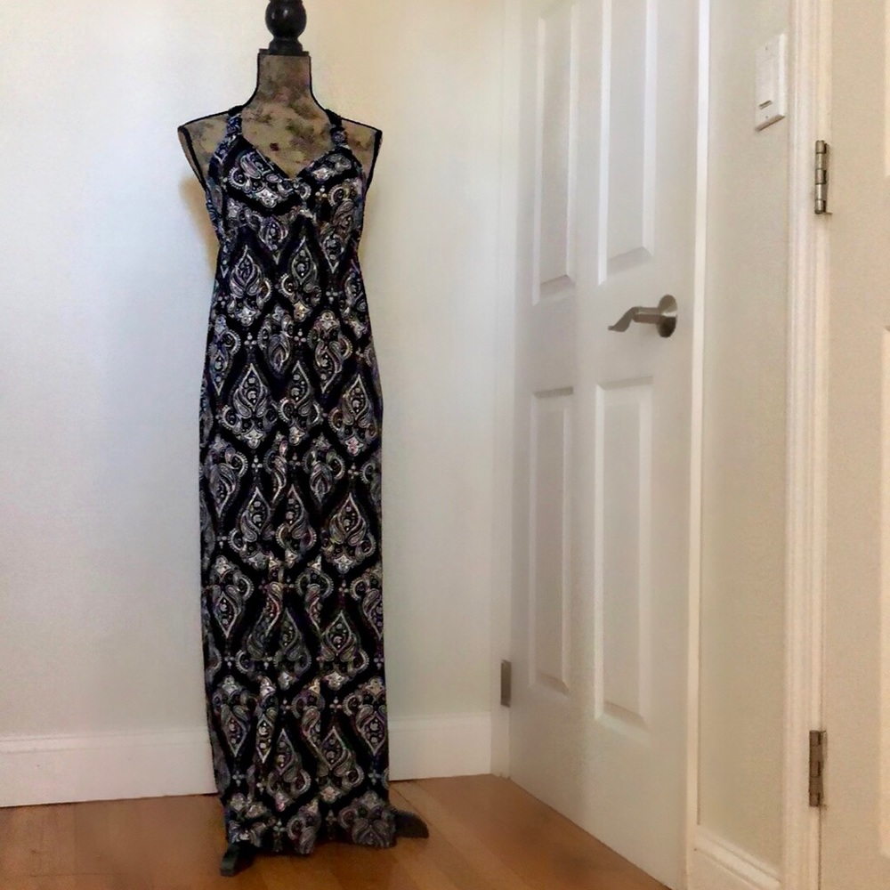 Black and White Maxi Dress